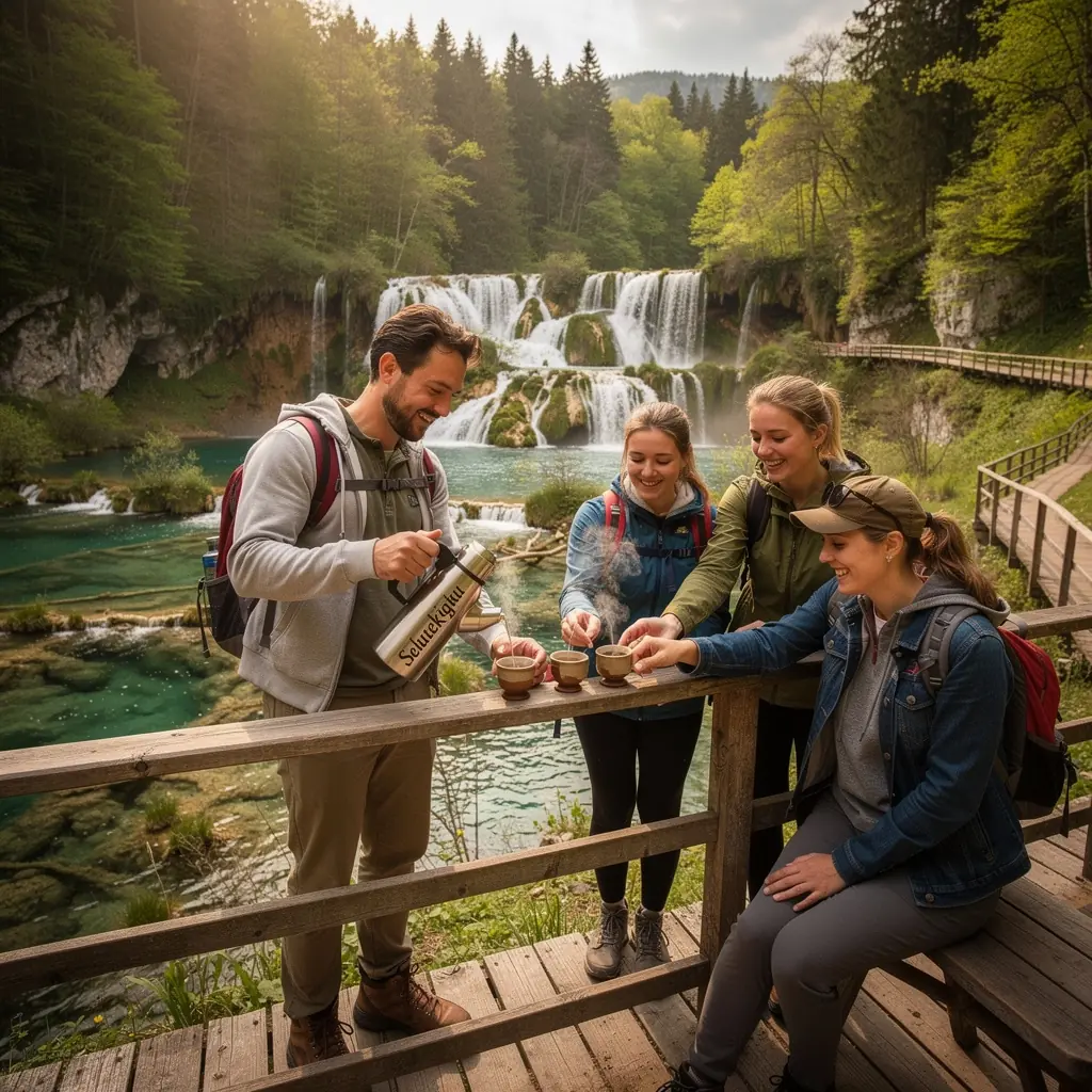 Zeleni čaj u staklenoj boci s etiketom koja naglašava probavu.